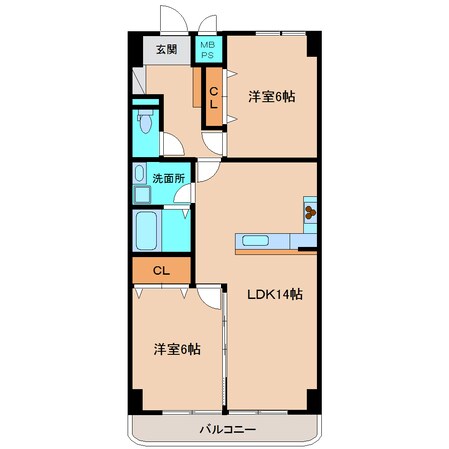 グランドヒルズ翔の物件間取画像